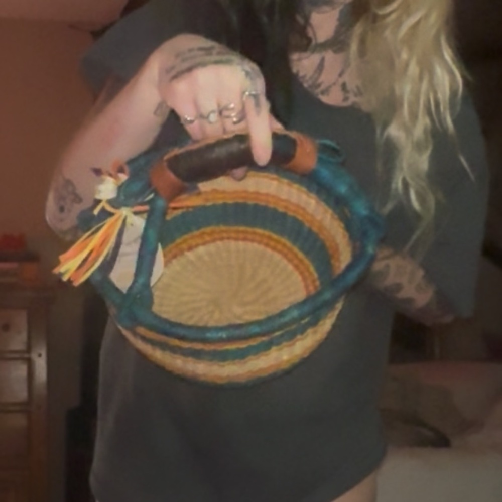 Basket hand woven
